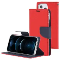 Book Case Goospery Fancy Diary for Apple iPhone 13 Pro Red - Navy