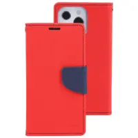 Book Case Goospery Fancy Diary for Apple iPhone 13 Pro Max Red - Navy