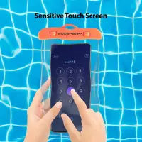 Waterproof Phone Pouch Ancus for Devices Black 18.5x10.5cm