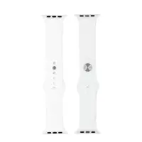 Watchband Goospery Silicone 42mm for Apple Watch series 4/3/2/1 White