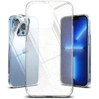 Case TPU Ringke Air for Apple iPhone 13 Pro Glitter Clear