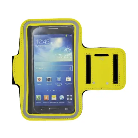 Case Armband Ancus Compatible with Devices up to 6.7" 8x15.5cm with key pocket Yellow