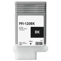 Ink CANON Compatible PFI-120BK L Pages:6000 Colour  for TM-200, TM-205, TM-300, TM-305