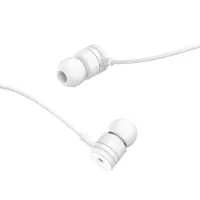 Hands Free Ancus Harmony MD44 in-Earbud Stereo 3.5mm White Micrphone, Answer Button 1,2m