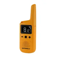 Walkie Talkie Motorola T72 GO ACTIVE IP54,Yellow, Coverage 8Km, iVOX/VOX Hands-Free, 24h Battery Life