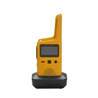 Walkie Talkie Motorola T72 GO ACTIVE IP54,Yellow, Coverage 8Km, iVOX/VOX Hands-Free, 24h Battery Life