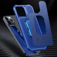 Case Ancus Autofocus Shockproof with Ring Holder για Apple iPhone 12 Pro Max Blue