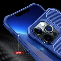 Case Ancus Autofocus Shockproof with Ring Holder για Apple iPhone 12 Pro Max Blue