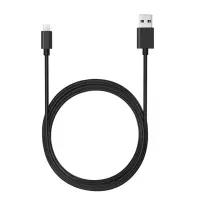 Data Cable Ancus Flow E44 USB toUSB-C 2.0A 480Mbps Data Transfer 1m Black