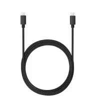 Data Cable Ancus Flow E44 USB-C σε USB-C 2.0A 480Mbps Data Transfer Black 1m
