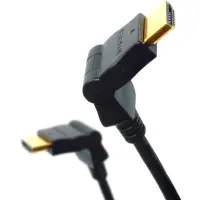 HDMI Panasonic RP-CDHF30E-K HDMI - HDMI 180 Degree Γωνία HIGH Speed 10.2 Gbps 24K Gold-Plated 3m