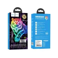 Tempered Glass Hoco G5 0.33mm Full Silk Screen HD 2.5D for Apple iPhone 13 mini Black 10Pcs Set