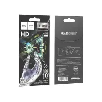 Tempered Glass Hoco G6 Instant Full Screen High-Definition HD 2.5D for Apple iPhone 13 mini Black 10 Pcs Set
