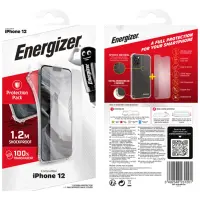 Case Shockproof TPU 1.2m Energizer with Tempered Glass for Apple iPhone 12 Mini Transparent