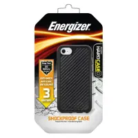 Case Shockproof Carbon  Energizer Certified with a Drop Test 3 Meter  for Apple iPhone 7 / 8 / SE (2020) Black