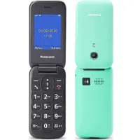 Panasonic KX-TU400EXC Τurquoise  2.4" MicroSD, Bluetooth, Camera with Large Buttons and SOS Button