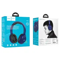 Wireless Stereo Headphone Hoco W33 Art Sound with Bluetooth and AUX Mode Blue