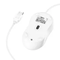 Wired Mouse Hoco GM13 Esteem with 3 Buttons White