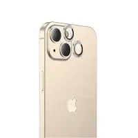 Camera Frame Film Hoco 3D Metal for Apple iPhone 13 Mini/ iPhone 13 Gold