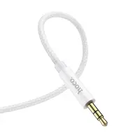 Audio Cable Hoco UPA19 Braided USB-C Male to 3.5mm Male 1m Silver