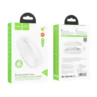 Bluetooth Mouse Hoco GM15 Business Wireless Mouse με 3 Πλήκτρα White DPI 800-1200-1600