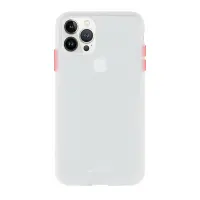 Case Goospery Peach Garden Bumper for Apple iPhone 13 Pro White Red