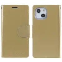 Book Case Goospery Sonata Diary Case for Apple iPhone 13/ iPhone 14 Gold