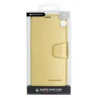 Book Case Goospery Sonata Diary Case for Apple iPhone 13/ iPhone 14 Gold