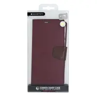 Book Case Goospery Sonata Diary Case for Apple iPhone 13 Pro Bordeaux