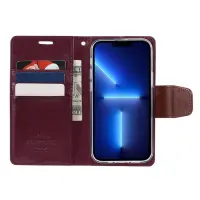 Book Case Goospery Sonata Diary Case for Apple iPhone 13 Pro Bordeaux