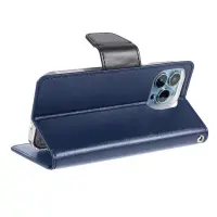 Book Case Goospery Sonata Diary Case for Apple iPhone 13 Pro Navy-Black