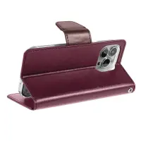 Book Case Goospery Sonata Diary Case for Apple iPhone 13 Pro Max Bordeaux