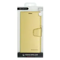 Book Case Goospery Sonata Diary Case for Apple iPhone 13 Pro Max Gold