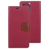 Book Case Goospery Sonata Diary Case for Apple iPhone 12/12 Pro Bordeaux