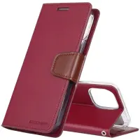 Book Case Goospery Sonata Diary Case for Apple iPhone 12/12 Pro Bordeaux