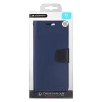 Book Case Goospery Sonata Diary Case for Apple iPhone 12/12 Pro Navy-Black