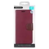 Book Case Goospery Sonata Diary Case for Apple iPhone 12 Pro Max Bordeaux