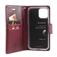 Book Case Goospery Bravo Diary for Apple iPhone 12 Mini Bordeaux