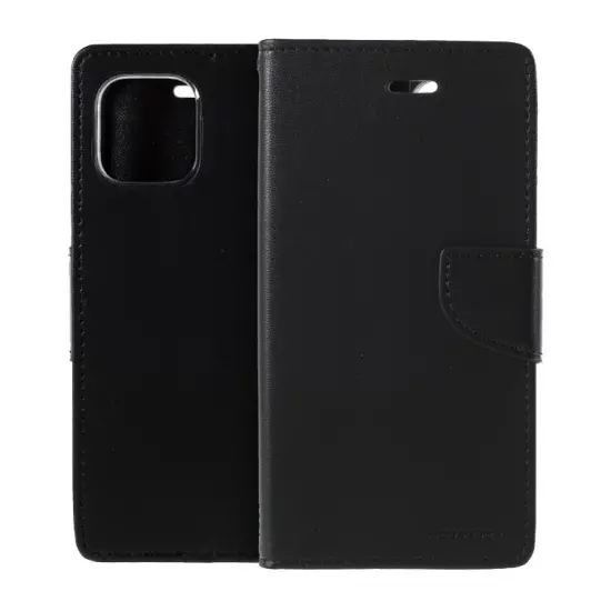 Book Case Goospery Bravo Diary for Apple iPhone 12 Mini Black