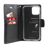 Book Case Goospery Bravo Diary for Apple iPhone 12 Mini Black