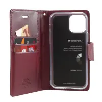 Book Case Goospery Bravo Diary for Apple iPhone 12/12 Pro Bordeaux