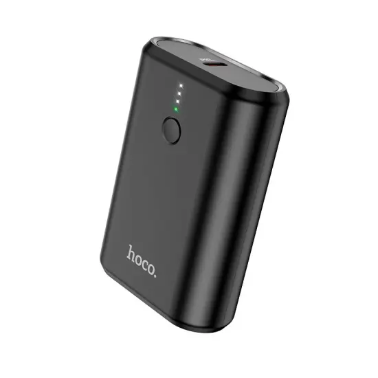 Power Bank Hoco Q3 Mayflower 10000mAh PD20W + QC3.0 Mini Size USB-C Output and USB-A Output Black