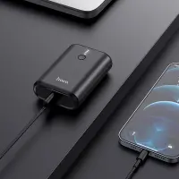 Power Bank Hoco Q3 Mayflower 10000mAh PD20W + QC3.0 Mini Size USB-C Output and USB-A Output Black