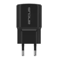 Travel Charger Switching Ancus Supreme Series C60  USB 5V / 2A 10W with Data Cable Lightning 1m Black