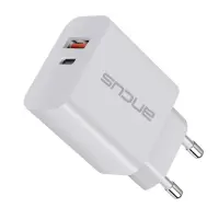 Travel Charger Switching Ancus Supreme Series C70D Dual Fast Charge με USB/USB-C Έξοδο QC3.0 PD30W White