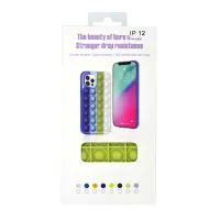 TPU Case Ancus TPU Pop It for Apple iPhone 12 / 12 Pro Green