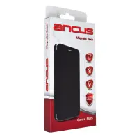 Book Case Ancus Magnetic Curve for Realme 8s 5G TPU Black