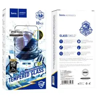 Tempered Glass Hoco G8 3D Full Screen Fine Edge Anti-Fall for Apple iPhone 12 Mini Black Set 10 pcs.