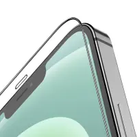 Tempered Glass Hoco G8 3D Full Screen Fine Edge Anti-Fall for Apple iPhone 12 Mini Black Set 10 pcs.