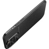 Case Ancus AutoFocus Carbon Fiber για Apple iPhone 13 Pro Black